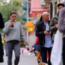 Lauren Miller and Seth Rogen – Walking their dog in New York - 454 x 571