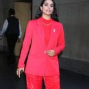 Lilly Singh – In a Vibrant red suit at NBC’s Today Show in New York - 454 x 705