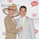Niki Taylor and Burney Lamar - Kentucky Derby - 391 x 594