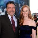 Deborah Ann Woll and Alan Ball in the Premiere of the Third Season of True Blood