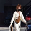 Rumer Willis &#8211; Out in a cream sweatsuit for errands at CVS in Studio City