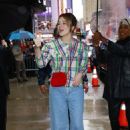 Claudia Jessie – Steps out from Good Morning America in New York - 454 x 678