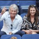 Jon Bon Jovi with wife Dorothea - US Open Arthur Ashe Stadium - 9th September 2022 - 454 x 456