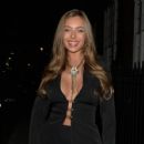 Tyne-Lexy Clarson – Seen at Roka restaurant for dinner with friends in London - 454 x 427