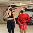 Kendall Jenner and Hailey Bieber – Grocery shopping in Los Angeles