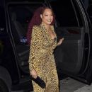 Garcelle Beauvais – Dons an animal print outfit at The Fleur Room in West Hollywood - 454 x 682
