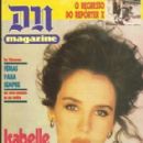 Isabelle Adjani - DN Magazine Cover Diário de Notícias Magazine Cover [Portugal] (17 May 1987)