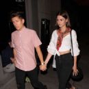 Maia Mitchell with boyfriend at Craig’s in West Hollywood
