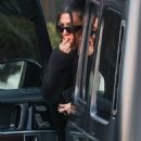 Kourtney Kardashian &#8211; Arriving to visit her husband Travis Barker at his studio in Calabasas
