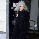 Cyndi Lauper – Exits the Drew Barrymore Show in New York - 454 x 683