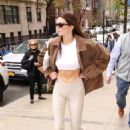 Kendall Jenner – Out in a crop top in New York