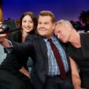 Caitriona Balfe and Sting At The Late Late Show with James Corden (2020) - 454 x 302