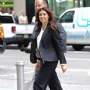 Camille Vasquez – Arriving at the UBS building for a meeting in New York