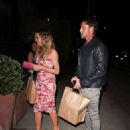 Denise Richards and Aaron Phypers  Leaves Giorgio Baldi in Santa Monica - 454 x 636