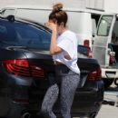 Ashley Tisdale: stops by a gym for a workout in West Hollywood