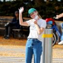 Jennifer Lawrence – Seen while out for a stroll with her family in New York