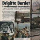 Laurent Vergez and Brigitte Bardot - Vecko Journalen Magazine Pictorial [Sweden] (4 October 1972)