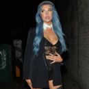 Chloe Veitch – With Nicole O’Brien heading to Halloween party at Libertine night club in London - 454 x 511