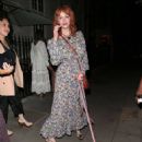 Christina Hendricks – On a night out at Twenty Two restaurant in Mayfair - 454 x 681