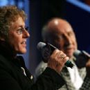 Roger Daltrey and Pete Townshend of The Who perform for members of the media during the Bridgestone Half Time Show Press Conference held at the Fort Lauderdale Convention Center as part of media week for Super Bowl XLIV on February 4, 2010 - 454 x 303