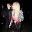 Avril Lavigne – seen leaving The Roxy in Hollywood, California