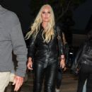 Lindsey Vonn – In an all in black leather at Craig’s Restaurant in West Hollywood