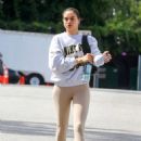 Shanina Shaik – Seen while heading to her workout