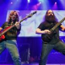John Petrucci performs as part of the G3 concert tour at Brooklyn Bowl Las Vegas at The Linq Promenade on January 17, 2018 in Las Vegas, Nevada - 454 x 309