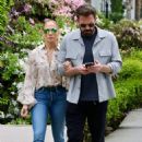 Jennifer Lopez – In a skinny denim pants with Ben Affleck out in Santa Monica
