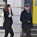 Georgia Groome and Rupert Grint – Baby bump in North London - 454 x 477