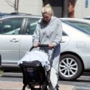 Heather Rae El Moussa – Seen with new baby Tristan around town in Newport Beach - 454 x 540