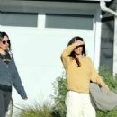 Minka Kelly – Picking up her dog from a friend’s home in Los Angeles