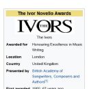 Ivor Novello Awards