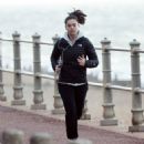 Sabrina Bartlett – Jogging candids in Hastings - 454 x 470