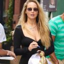 Jennifer Lawrence – In tight black dress on the West Village in New York