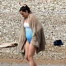 Ana de Armas – In swimsuit at the beach in Greece - 454 x 605