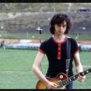 Jimmy Page photographed by Robert Plant during sound check in Auckland, Western Springs Stadium, 1972 - 454 x 330