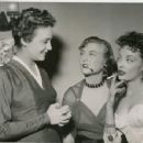 Gisèle Pascal, Nicole Courcel et Louise Carletti, sur le tournage de 