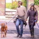 Natalie Dormer and her boyfriend David Oakes – Takes her dog Indy for a walk in Richmond Park - 454 x 322