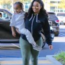 Blac Chyna, Rob Kardashian, and King Cairo at the Dentist in Los Angeles, California - December 1, 2016