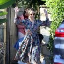KATE HUDSON Out for Easter Party in Los Angeles 04/17/2022