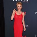 Pamela Anderson at Pamela, a Love Story movie premiere in Hollywood