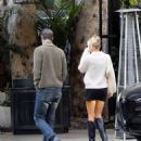 Charlotte McKinney – With boyfriend Nathan Kostechko steps out for Thanksgiving dinner in LA