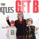 Jason Starkey and his youngest sons Buddy and Rock Starkey attend the Exclusive UK 100-Minute Preview Screening of The Beatles: Get Back at Cineworld Leicester Square in London on November 16, 2021