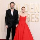 Bart Freundlich and Julianne Moore - 81st Golden Globe Awards (2024)