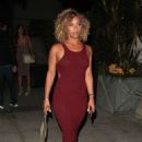 Asia’h Epperson at Mastro’s in Beverly Hills