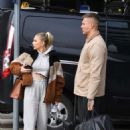 Olivia Buckland and Alex Bowen – Arriving at the Piccadilly Train Station in Manchester - 454 x 645