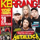 Lars Ulrich, Kirk Hammett, James Hetfield, Robert Trujillo - Kerrang Magazine Cover [United Kingdom] (28 June 2014)