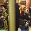 Mary-Kate – With Ashley and Elizabeth Olsen on a night out in New York