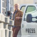 Kirsten Dunst – Filming ‘Civil War’ in Atlanta